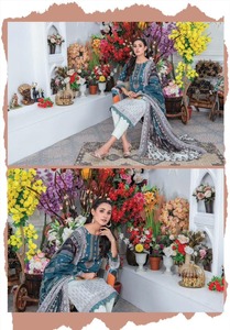 Alta calidad 100% algodón Shalwar Kameez señoras trajes paquistaníes colección de verano impresa opciones de Talla grande-importación directa - Product Image 2