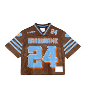 Camiseta de Fútbol Americano en Oferta, Corta, Elegante y Cómoda para Equipos y Aficionados, Uso Casual, Servicio OEM, Transpirable - Product Image 2