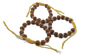 Crystal <b>bracelet</b> Rudraksha for <b>Men</b>/women 5 Face Round <b>Beads</b> <b>Bracelet</b> 8mm Stone Gemstone Fashion <b>Men</b> and Women Gift Energy - Product Image 5