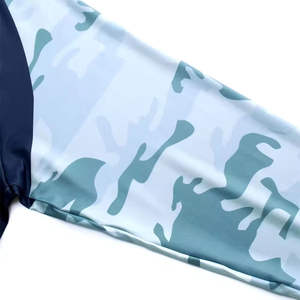 Camiseta de Pesca de Manga Larga 100% Algodón para Hombre con Protección Solar y Bolsillo, Camisetas de Pesca de la Mejor Calidad en Venta, Servicio OEM - Product Image 4