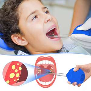 Herramienta para Eliminar Cálculos Amigdalinos de Vidrio, Eliminador de Cálculos Amigdalinos, Limpiador Bucal, Herramienta para Blanquear los Dientes - Product Image 4