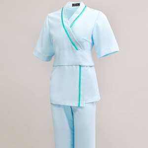 Conjuntos de uniformes de hospital con estilo, trajes de fregado, mezcla de algodón, poliéster, rayón y LICRA, servicio profesional OEM - Product Image 3