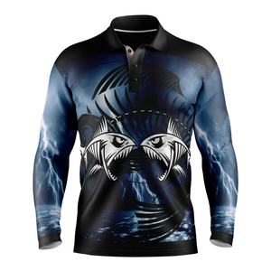 Camisas Polo de Manga Larga para Hombre, al por Mayor, Más Vendidas, con Logotipo Personalizado, Nuevo Estilo, Camisas de Pesca 100% Poliéster - Product Image 5