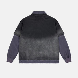 Sweat-shirt décontracté pour homme Speemo Sports 2026, col uni, chaud, 100% coton, manches longues, boutonné, séchage rapide, 220g - Product Image 2