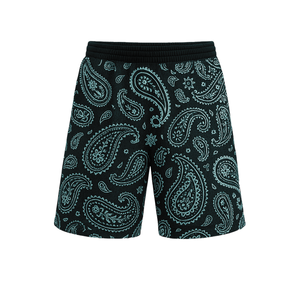 Pantalones cortos de malla para hombre, pantalones cortos de entrenamiento de gimnasio transpirables personalizados, estilo de calle de verano con bolsillo en la cintura elástica - Product Image 6