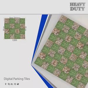 Factory Direct Wholesale Price Heavy Duty Porcelain Digital Outdoor <b>Car</b> Parking Paver Tiles 40x40cm 400x400mm Glazed Flooring - Product Image 1