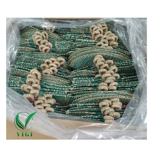 Éventail en herbe fait main vietnamien-Cadeau et décoration de vacances - Product Image 3