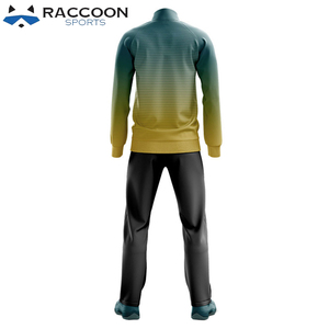 Ensemble de survêtements de sport à impression par sublimation, coupe ajustée de haute qualité, dernier modèle de sport raton laveur pour hommes, option grande taille - Product Image 3