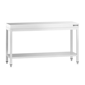 โต๊ะกลางสแตนเลสเชิงพาณิชย์ PREMIUM - 1500x700 มม. - พร้อมชั้นวางด้านล่าง - Product Image 1