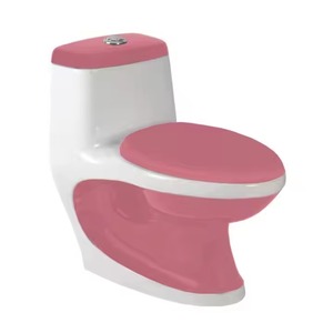 Armoire à eau siphonique monobloc en porcelaine européenne Toilettes en céramique montées au sol Articles sanitaires - Product Image 1