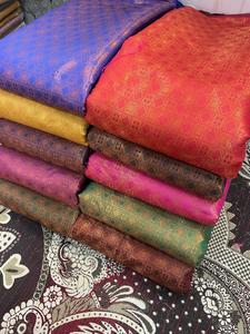 Tela tejida Jacquard de seda brocada 100% de alta calidad, estampado de lujo para vestidos de niñas, tapicería, atuendo tradicional transpirable - Product Image 3