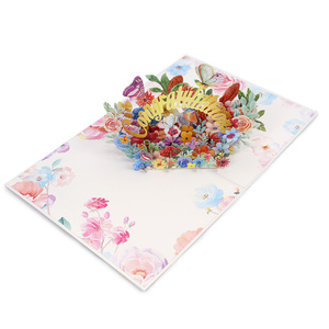 การ์ดอวยพรป๊อปอัพสําหรับทุกโอกาส การ์ดคิริกามิ การ์ดอวยพรแฮนด์เมด งานฝีมือของเวียดนาม - Product Image 5