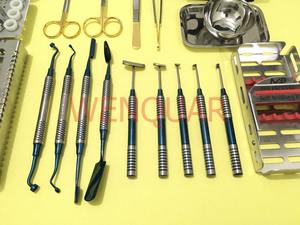 ชุดกล่อง PRF และเครื่องมือ GRF สำหรับงานทันตกรรมอุปกรณ์จัดฟันแบบแมนนวลชุดแปรงขนนุ่มทำจากสเตนเลสคุณภาพดี - Product Image 4