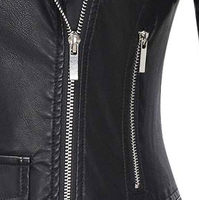 Vestes pour femmes personnalisées les plus vendues, veste en cuir zippée de motard, tenues tendance automne, vêtements d'hiver tendance 2026