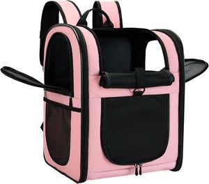 Mochila Transportadora para Mascotas en Oferta, para Gatos y Cachorros de 4 a 18 Libras, con Características de Seguridad y Soporte de Espalda Acolchado para Viajes y Senderismo - Product Image 1