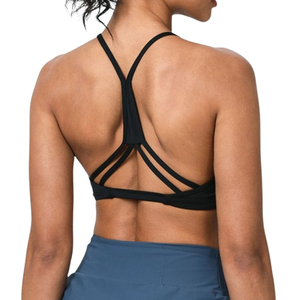 Soutien-gorge de sport en nylon Spandex respirant pour adultes vêtements de fitness de haute qualité soutien-gorge athlétique à séchage rapide personnalisable - Product Image 1