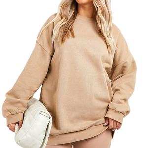 2025 nouveau Style Anti boulochage sweats couleur unie femmes sweats fabriqués au Pakistan grande taille femmes respirant sweats - Product Image 3