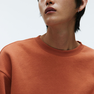 Sweat à capuche Boxy surdimensionné personnalisé pour hommes 500gsm poids lourd en coton polaire éponge uni épais vierge sweat-shirt recadrée conception - Product Image 3