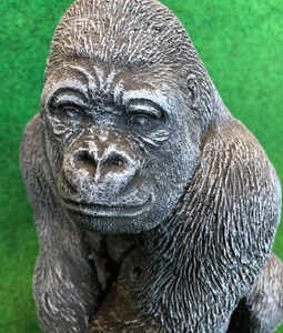 Figura de gorila realista peligrosa decoración del hogar y el jardín escultura de gorila y estatua y Obra Maestra - Product Image 4