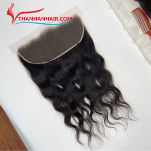 Meilleure qualité Extensions de cheveux humains vietnamiens 13x6 Lace Frontal Virgin Raw Nautral Wavy Hair - Product Image 1
