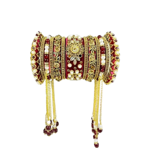 Bracelets de mariée ensembles Bollywood Style Churiyan ensembles luxe nouvelles tailles personnalisées indien à la mode indien pour mariage Offre Spéciale les femmes - Product Image 2