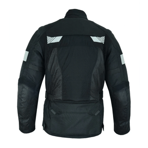 Chaqueta textil Cordura impermeable para motocicleta Touring CE blindada de talla grande a prueba de viento chaqueta Cordura de motocicleta de verano para hombre - Product Image 4