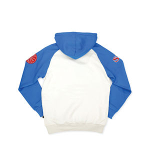 เสื้อฮู้ดแบบสวมหัวผ้ากำมะหยี่มี350โพลีเอสเตอร์60% ขนแกะกำมะหยี่สีงาช้าง STL โลโก้ออกแบบได้ตามต้องการ - Product Image 2