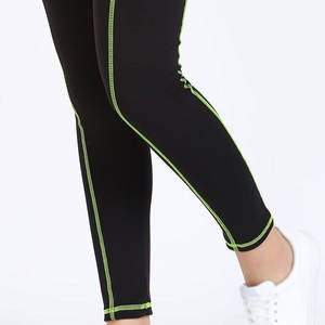 Servicio OEM, Leggings Deportivos Transpirables de Secado Rápido, Tejido de Punto, Cintura Media, Spandex/Poliéster - Product Image 6