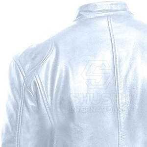 Veste en cuir vintage de haute qualité pour hommes, hiver 2025, couleur personnalisée, logo frontal, 100% cuir, écologique, respirante - Product Image 4