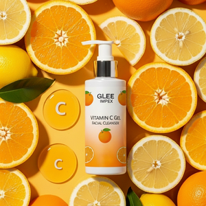 Glee Impex Vegan Brightening Vitamin C Gel Face Wash | Gentle Fragrance-Free Daily <b>Cleanser</b> for All Skin Types - Product Image 1