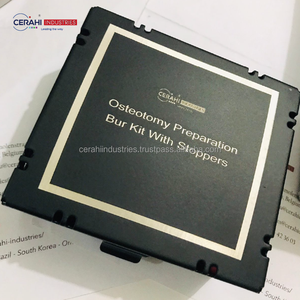 ชุดดอกสว่านไฟฟ้าสำหรับทันตกรรมชุดอุปกรณ์เสริมความงามชุดดอกสว่านขยายกระดูกสแตนเลสพร้อมตัวหยุดการผ่าตัดรากฟันเทียม - Product Image 5