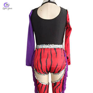 เครื่องแบบ majorette ของผู้หญิงที่มีดีไซน์ตามสั่งของคุณเองและตัดขอบสำหรับลักษณะสง่างาม - Product Image 6