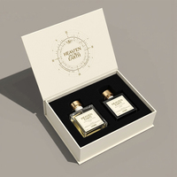 Di alta qualità Custom marca coperchio della bottiglia di profumo e Base scatola di cartone 30ml 50ml di lusso bottiglia di profumo confezione regalo