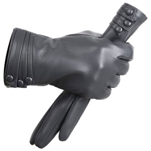Guantes de moda de cuero PU personalizables de la mejor calidad para invierno, cómodos y elegantes para uso diario en exteriores y fiestas a bajo precio - Product Image 5