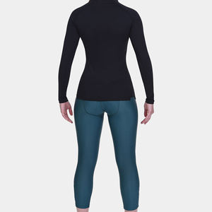 Legging tricoté personnalisé haute performance pour femmes taille haute teint uni pour le yoga et le sport - Product Image 2