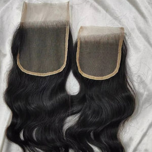 Barato 13x4 13x6 Frontal de encaje Proveedor al por mayor Cierre de encaje transparente Frontal 100% Cabello crudo Línea de cabello natural Cabello de la mejor calidad - Product Image 1
