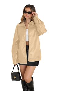 Veste bomber en cuir véritable vintage de luxe OEM, veste de mode pour femmes d'extérieur, vestes bomber de créateur sur mesure - Product Image 3