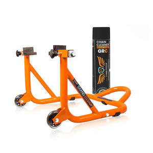 Orange Combo Convenient 500ml GR Desmantelable Paddock Stand y Chain Cleaner & Wash Solution - Product Image 1