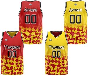 Personalizado Reversible Baloncesto Jersey Pantalones Cortos Uniformes Poliéster Uniformes Impreso Logo Alta Calidad Uniforme Ropa Deportiva industria - Product Image 5