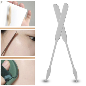 Espátula Cosmética de Estilo Cuchillo de Una Sola Punta para Cuidado Personal, Herramienta para Mezclar Tonos de Cejas, Espátula de Maquillaje de Metal de Doble Punta - Product Image 5