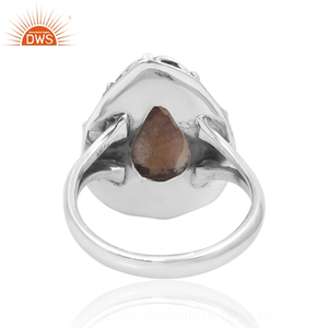 Best Quality 925 Sterling <b>Silver</b> Natural Mother Of Pearl Gemstone <b>Ring</b> For Women Gift For Her Custom Jewelry Manufacturer - Product Image 3