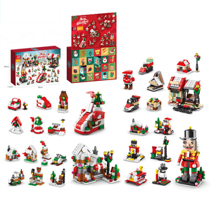 New Giáng Sinh Advent Lịch 2024 Trẻ Em Xây Dựng Khối Thiết Lập 24 Ngày Đếm Ngược Lịch Quà Tặng Cho Bé Trai Và Cô Gái Xmas Tự Làm Đồ Chơi - Product Image 1