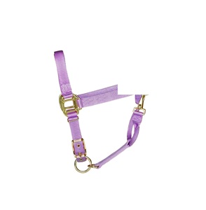 Venta al por mayor de cabestros de nailon rosa de primera calidad, fabricados en India, superventas con hebillas de latón/SS, Herrajes - Product Image 2