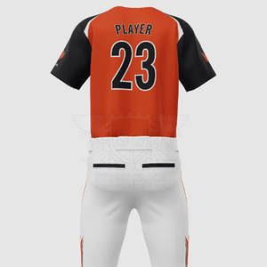 Bajo MOQ Ropa deportiva Uniforme de béisbol cómodo Tamaño personalizado Ropa juvenil Uniforme de béisbol - Product Image 6