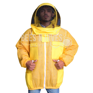 Uniforme de apicultor ventilado, tela de malla de 3 capas a prueba de abejas de la mejor calidad con velo personalizado, chaqueta ventilada estándar - Product Image 1