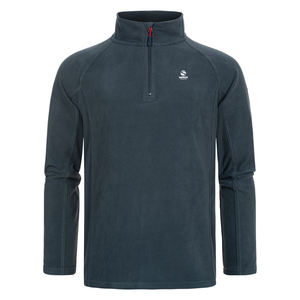 Veste polaire à capuche imperméable et coupe-vent pour homme, taille plus, avec logo brodé personnalisé OEM - Product Image 6