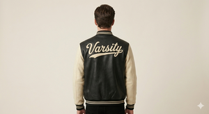 Veste bomber d'hiver pour homme en laine/viscose blanche, coupe slim, épaules tombantes, élégante, fermeture éclair, double poche, style motard, imperméable, expédition rapide - Product Image 3