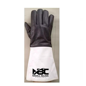 2023 gants de soudage en cuir de vache de haute qualité pour hommes vêtements de travail à bas prix avec conception OEM gants de sécurité à faible quantité minimale de commande - Product Image 4