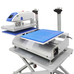 Manual Grade Double Station Garment Multicolor Iron Heatpress DTF Printing <b>Machine</b> New Condition Flatbed <b>Printer</b> OEM 110V/220V - Product Image 4