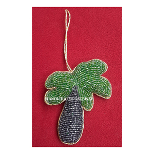 ผ้าปักลาย zari แบบทำมือสำหรับประดับต้นคริสต์มาสวัสดุแขวนจำนวนมากใช้สำหรับตกแต่งต้นคริสต์มาส - Product Image 1